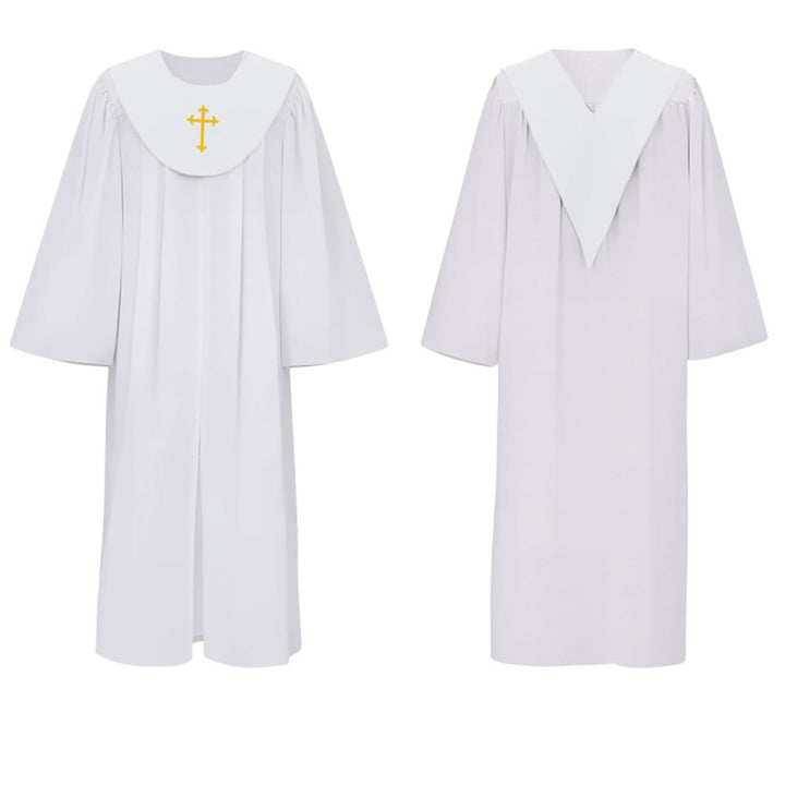 Robe de clergé divine pour les services religieux - Joug orné d'une croix , Christianartworkshop - image 3