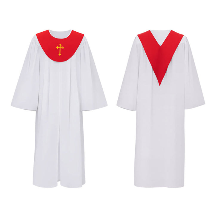 Robe de clergé divine pour les services religieux - Joug orné d'une croix , Christianartworkshop - image 6