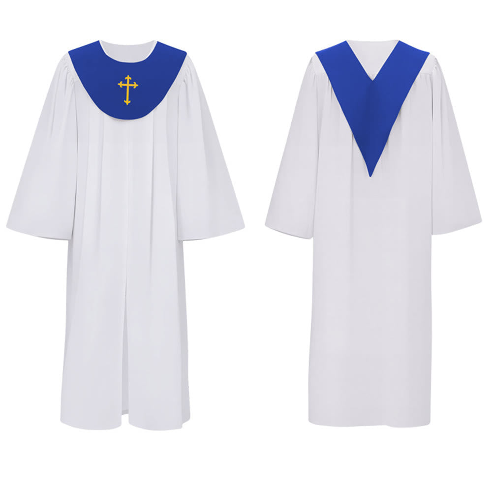 Robe de clergé divine pour les services religieux - Joug orné d'une croix , Christianartworkshop - image 19