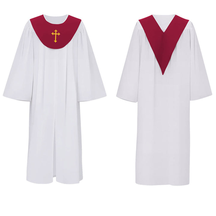 Robe de clergé divine pour les services religieux - Joug orné d'une croix , Christianartworkshop - image 22