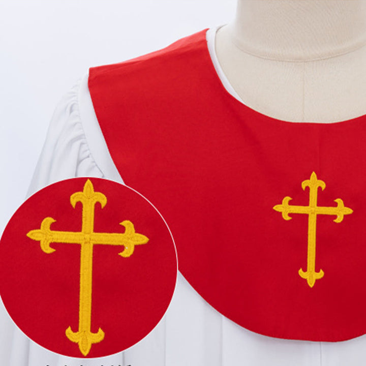 Robe de clergé divine pour les services religieux - Joug orné d'une croix , Christianartworkshop - image 8