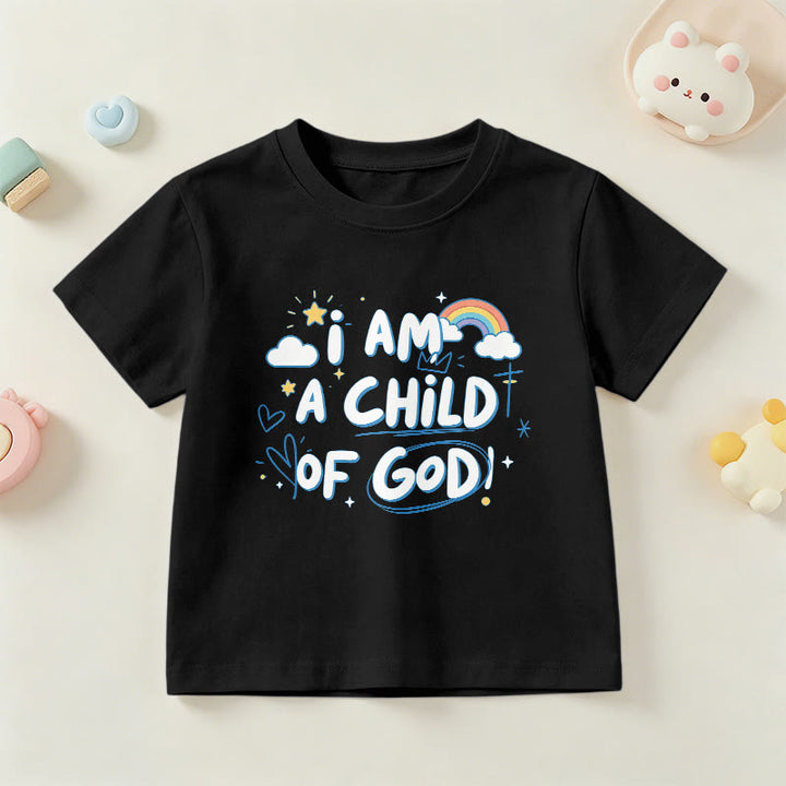Christianartworkshop T-shirt enfant fantaisiste avec nuage et croix et l'inscription « Je suis un enfant de Dieu » - Noir - US/UK/AU 14, EU170 - image 24