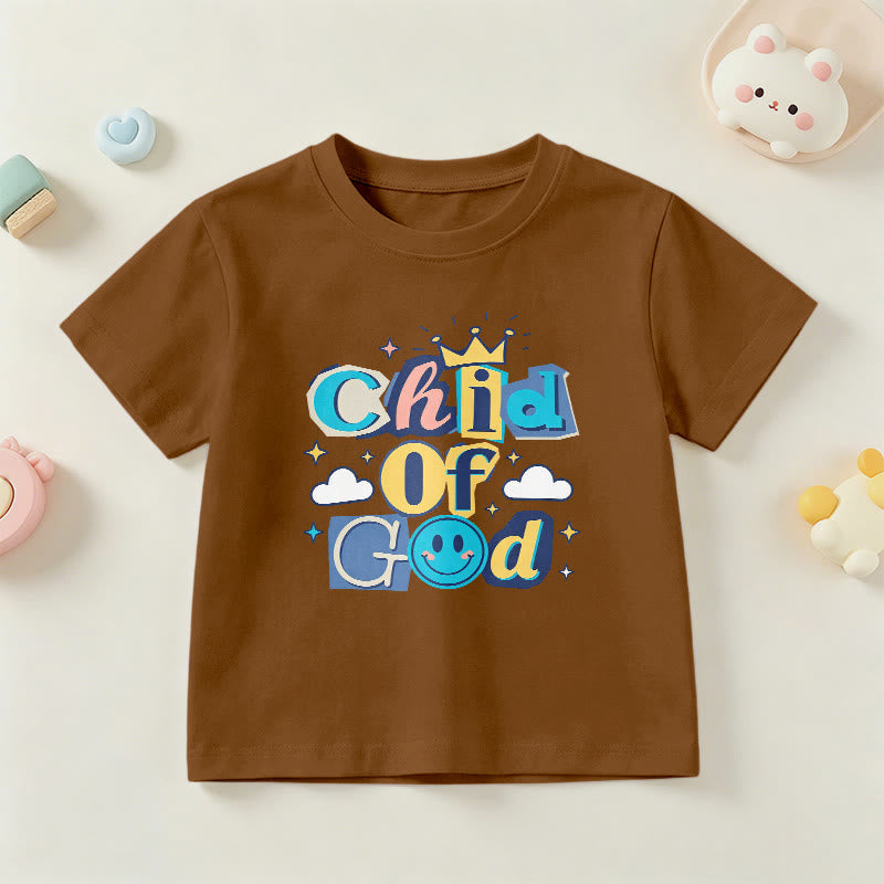 Christianartworkshop T-shirt enfant « Enfant de Dieu » avec couronne fantaisiste et étoile - Brun - US/UK/AU 14, EU170 - image 21