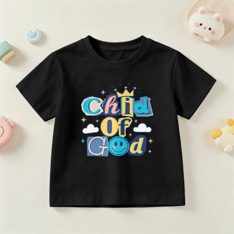 Christianartworkshop T-shirt enfant « Enfant de Dieu » avec couronne fantaisiste et étoile - Noir - US/UK/AU 14, EU170 - image 24