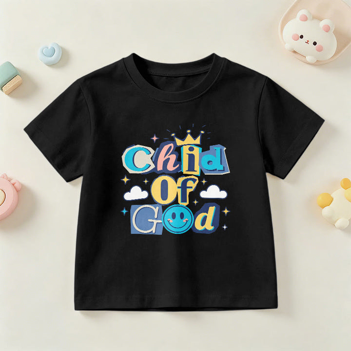 Christianartworkshop T-shirt enfant « Enfant de Dieu » avec couronne fantaisiste et étoile - Noir - US/UK/AU 14, EU170 - image 24