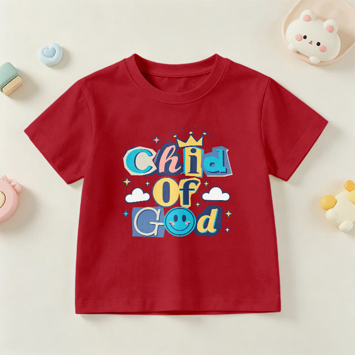 Christianartworkshop T-shirt enfant « Enfant de Dieu » avec couronne fantaisiste et étoile - Rouge - US/UK/AU 14, EU170 - image 9