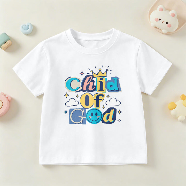 Christianartworkshop T-shirt enfant « Enfant de Dieu » avec couronne fantaisiste et étoile - Blanc - US/UK/AU 14, EU170 - image 18