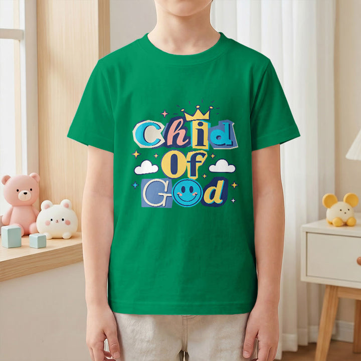 Christianartworkshop T-shirt enfant « Enfant de Dieu » avec couronne fantaisiste et étoile - image 16