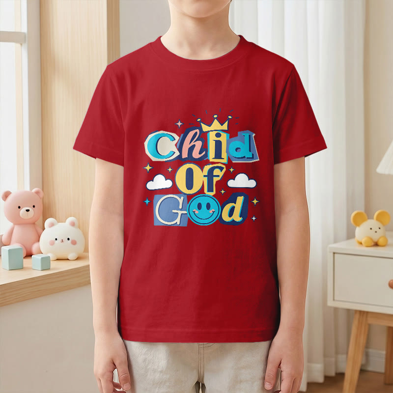 Christianartworkshop T-shirt enfant « Enfant de Dieu » avec couronne fantaisiste et étoile - image 10