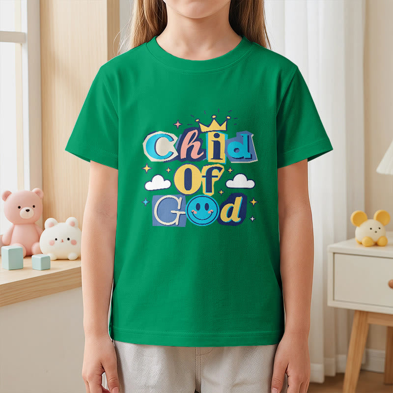 Christianartworkshop T-shirt enfant « Enfant de Dieu » avec couronne fantaisiste et étoile - image 17