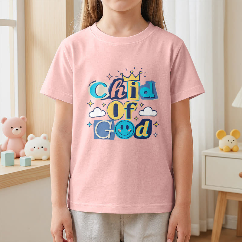 Christianartworkshop T-shirt enfant « Enfant de Dieu » avec couronne fantaisiste et étoile - image 14