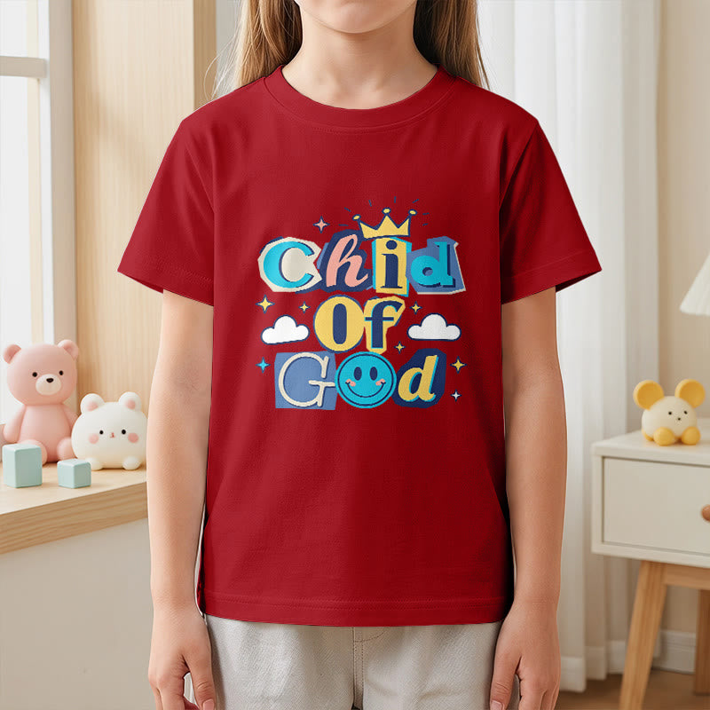 Christianartworkshop T-shirt enfant « Enfant de Dieu » avec couronne fantaisiste et étoile - image 11