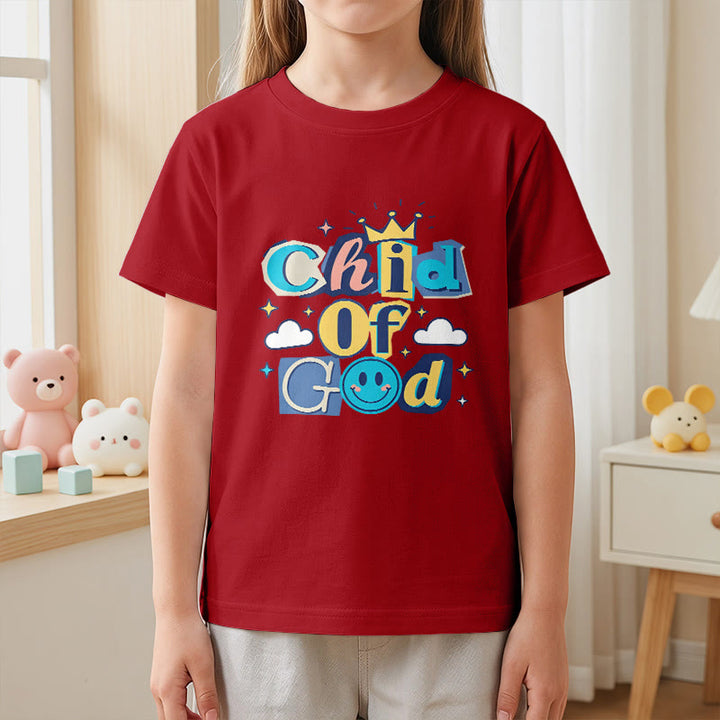 Christianartworkshop T-shirt enfant « Enfant de Dieu » avec couronne fantaisiste et étoile - image 11