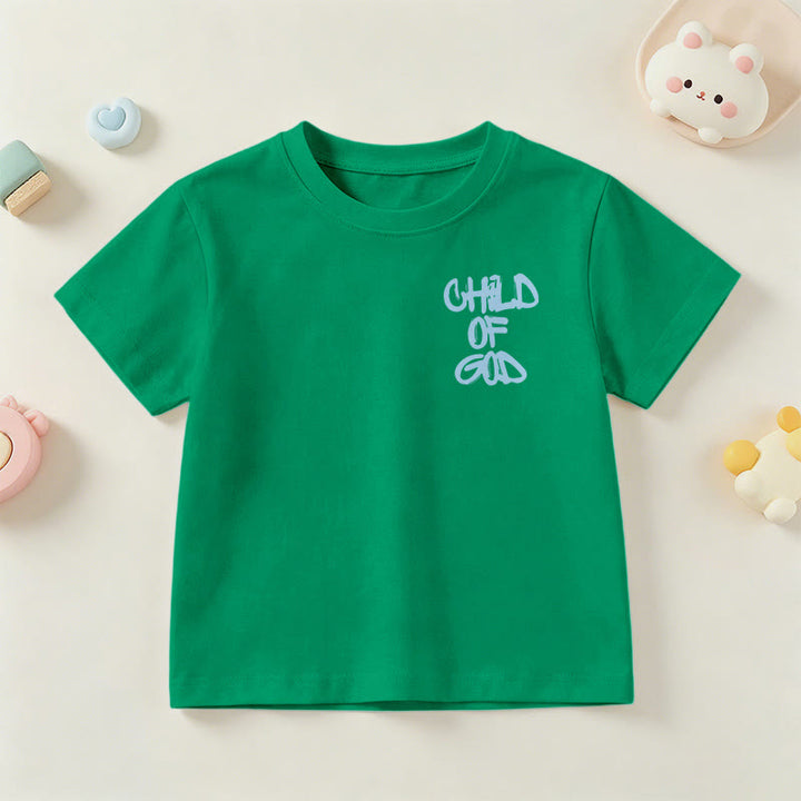 Christianartworkshop T-shirt enfant avec verset biblique dévotionnel « Enfant de Dieu » (Psaume 23) - image 28