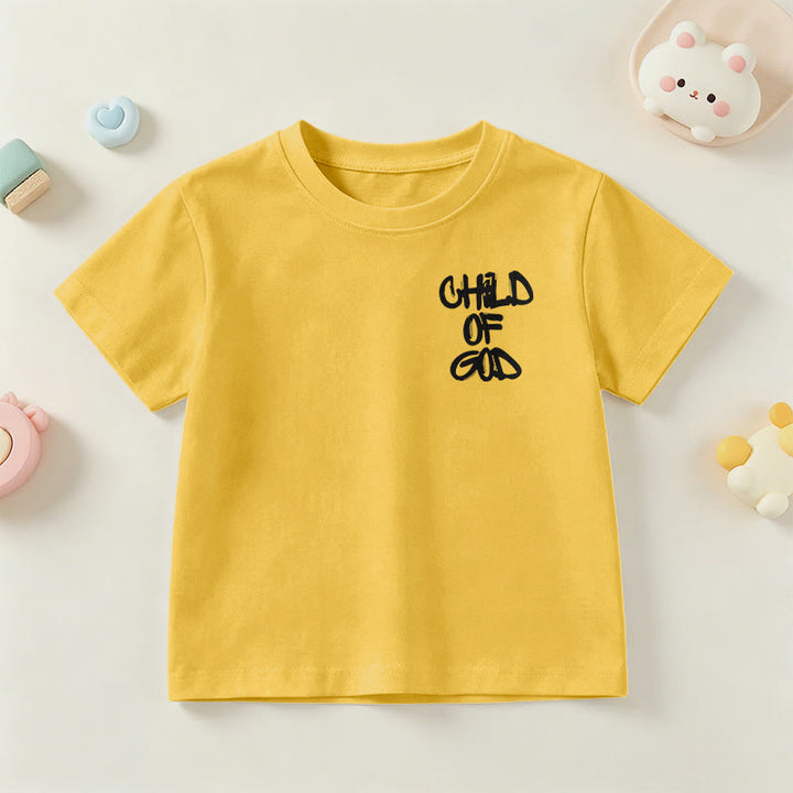 Christianartworkshop T-shirt enfant avec verset biblique dévotionnel « Enfant de Dieu » (Psaume 23) - image 48