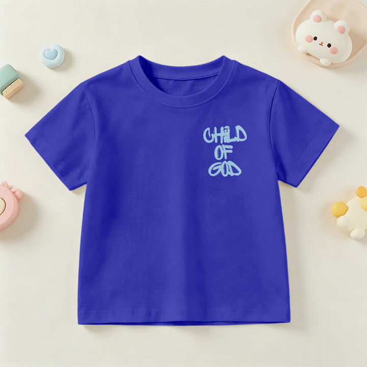Christianartworkshop T-shirt enfant avec verset biblique dévotionnel « Enfant de Dieu » (Psaume 23) - image 8