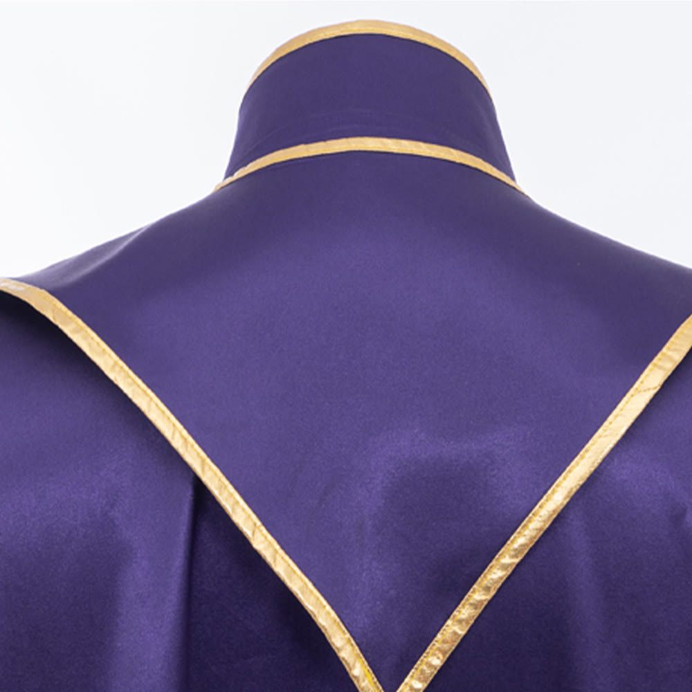 Christianartworkshop Robe de pasteur traditionnelle avec croix verticale et bordure aux manches - image 24