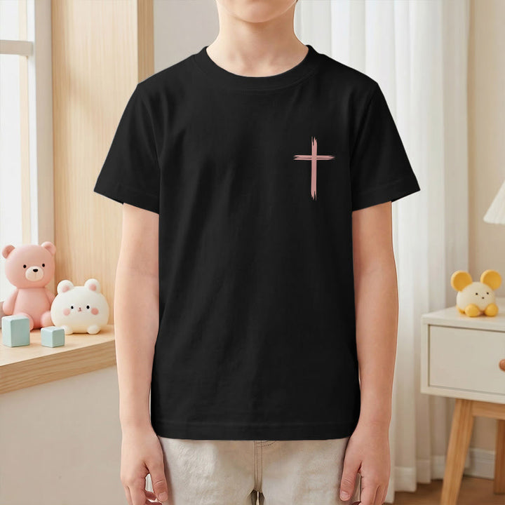Christianartworkshop T-shirt à manches courtes Faith Kids classique à motif floral « Que tout ce que vous faites soit fait avec amour » - image 40