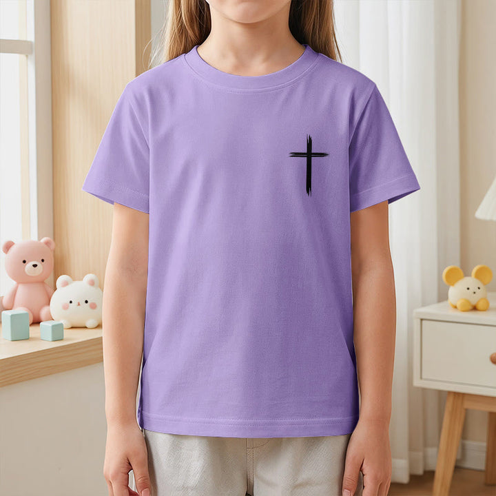 Christianartworkshop T-shirt à manches courtes Faith Kids classique à motif floral « Que tout ce que vous faites soit fait avec amour » - image 50