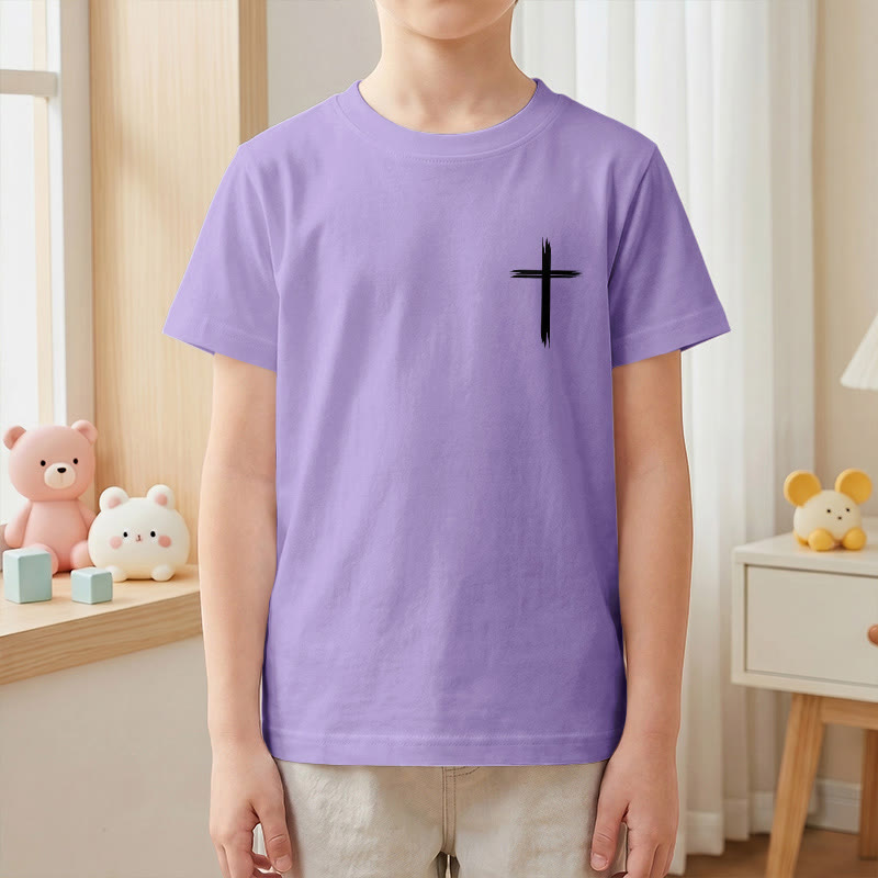 Christianartworkshop T-shirt à manches courtes Faith Kids classique à motif floral « Que tout ce que vous faites soit fait avec amour » - image 49