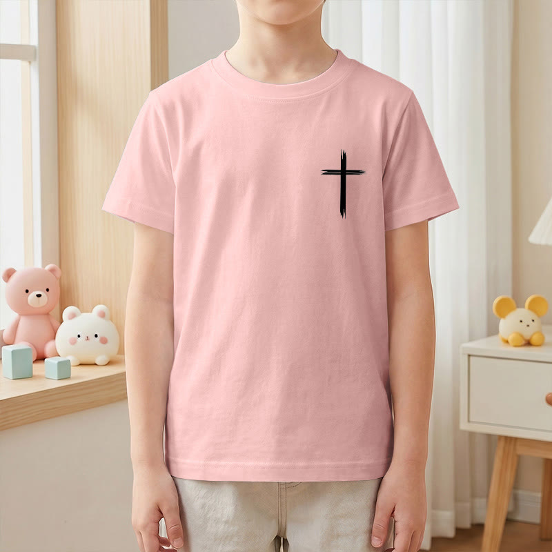 Christianartworkshop T-shirt à manches courtes Faith Kids classique à motif floral « Que tout ce que vous faites soit fait avec amour » - image 67
