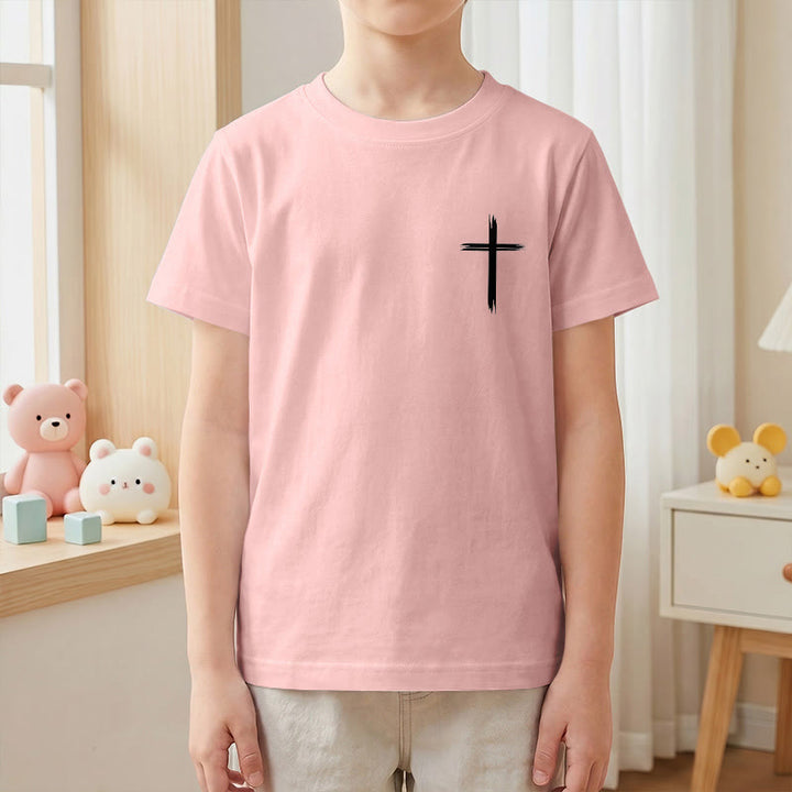 Christianartworkshop T-shirt à manches courtes Faith Kids classique à motif floral « Que tout ce que vous faites soit fait avec amour » - image 67