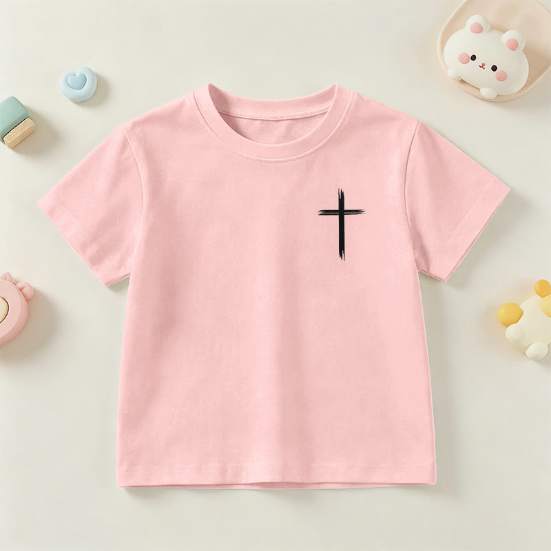 Christianartworkshop T-shirt à manches courtes Faith Kids classique à motif floral « Que tout ce que vous faites soit fait avec amour » - image 66