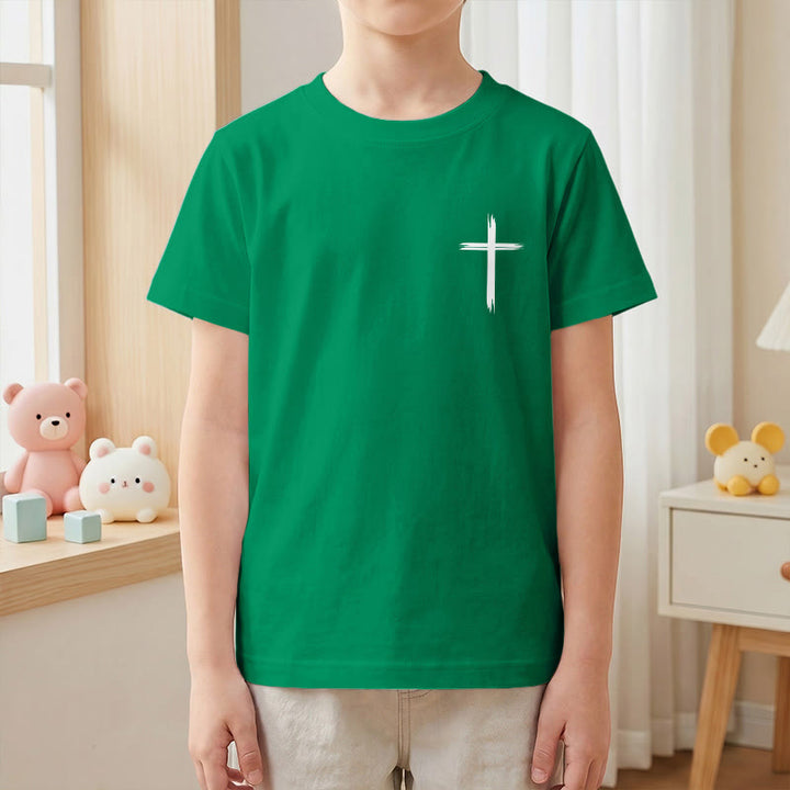 Christianartworkshop T-shirt à manches courtes Faith Kids classique à motif floral « Que tout ce que vous faites soit fait avec amour » - image 76