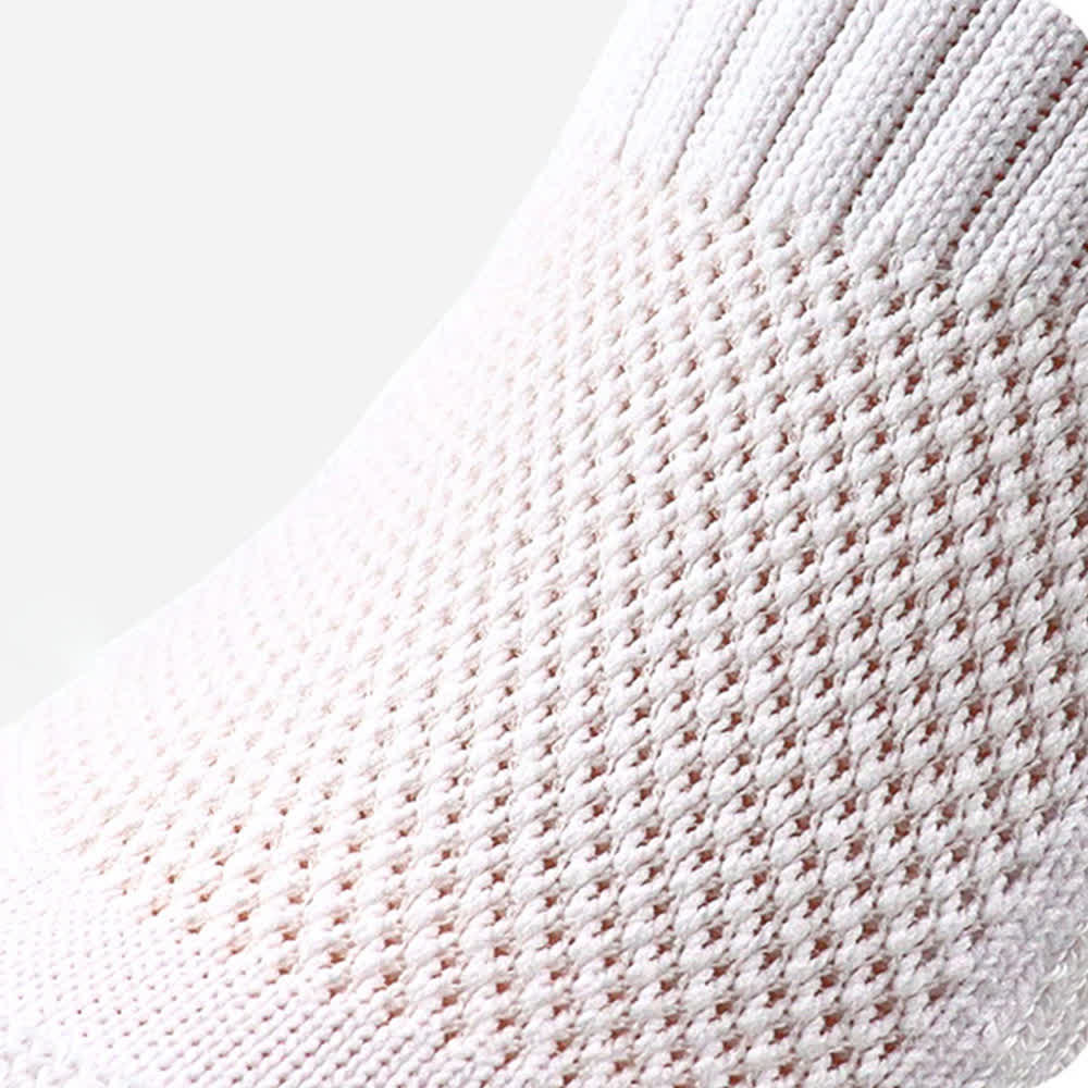 Christianartworkshop Chaussettes de sport à semelle antidérapante et tige verticale, motif croisé multiple - image 8