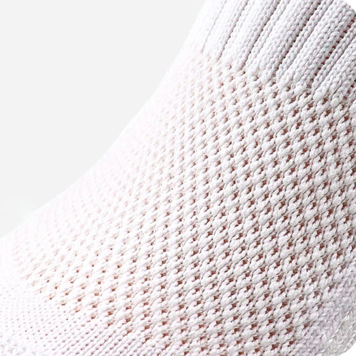 Christianartworkshop Chaussettes de sport à semelle antidérapante et tige verticale, motif croisé multiple - image 8