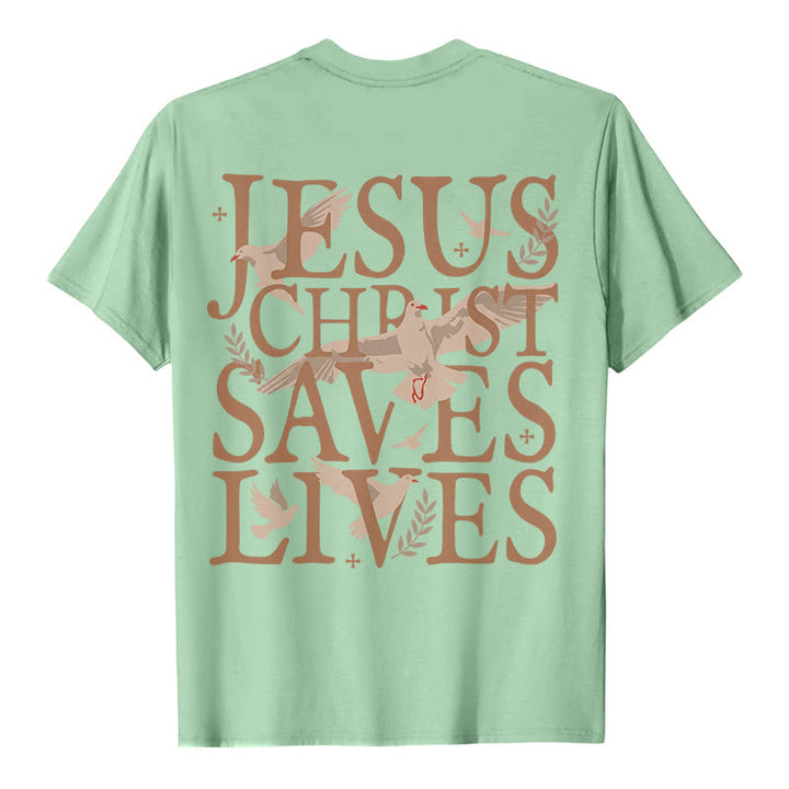 T-shirt graphique Christianartworkshop avec le visage de Jésus et la couronne d'épines - image 22
