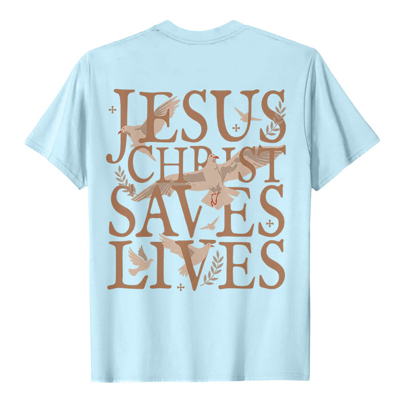 T-shirt graphique Christianartworkshop avec le visage de Jésus et la couronne d'épines - image 13