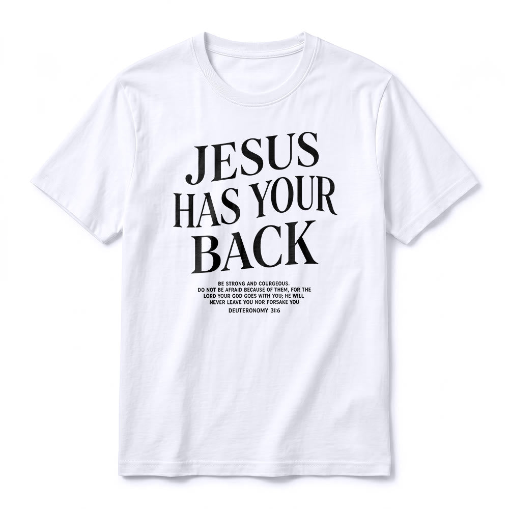 Christianartworkshop T-shirt à manches courtes premium « Jésus veille sur toi » pour croyants confiants - image 6