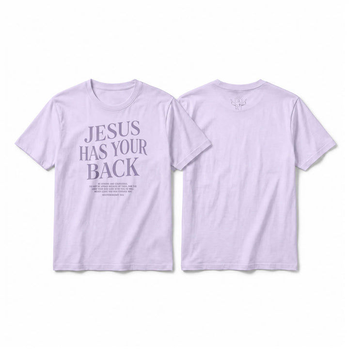 Christianartworkshop T-shirt à manches courtes premium « Jésus veille sur toi » pour croyants confiants - Violet - 2XL - image 10