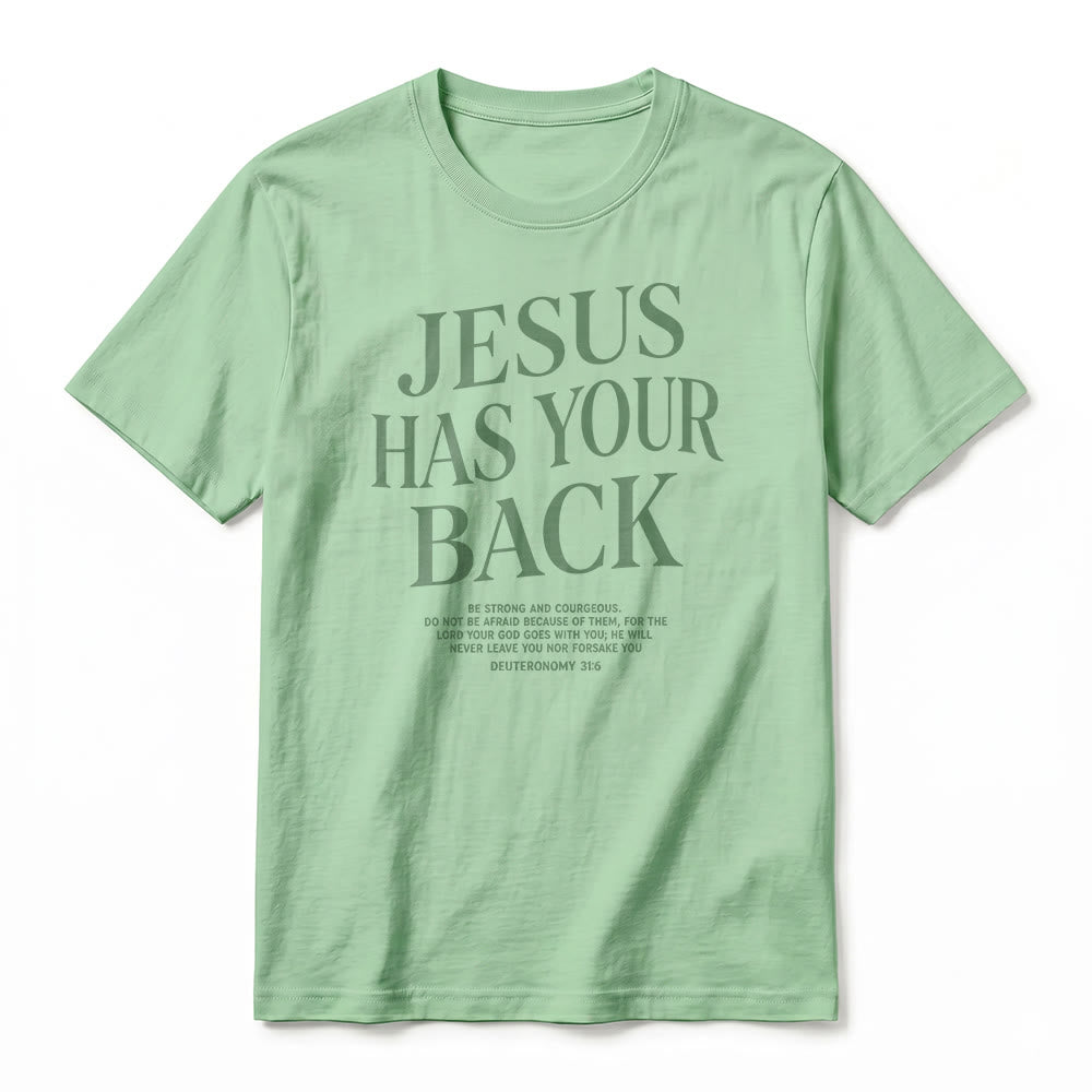 Christianartworkshop T-shirt à manches courtes premium « Jésus veille sur toi » pour croyants confiants - image 20