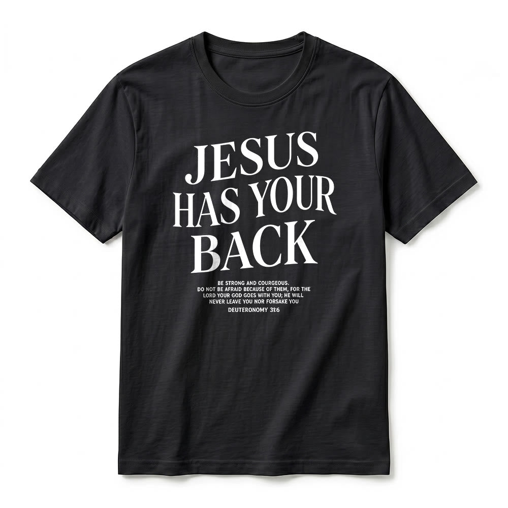 Christianartworkshop T-shirt à manches courtes premium « Jésus veille sur toi » pour croyants confiants - image 14
