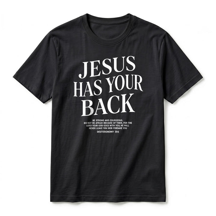 Christianartworkshop T-shirt à manches courtes premium « Jésus veille sur toi » pour croyants confiants - image 14