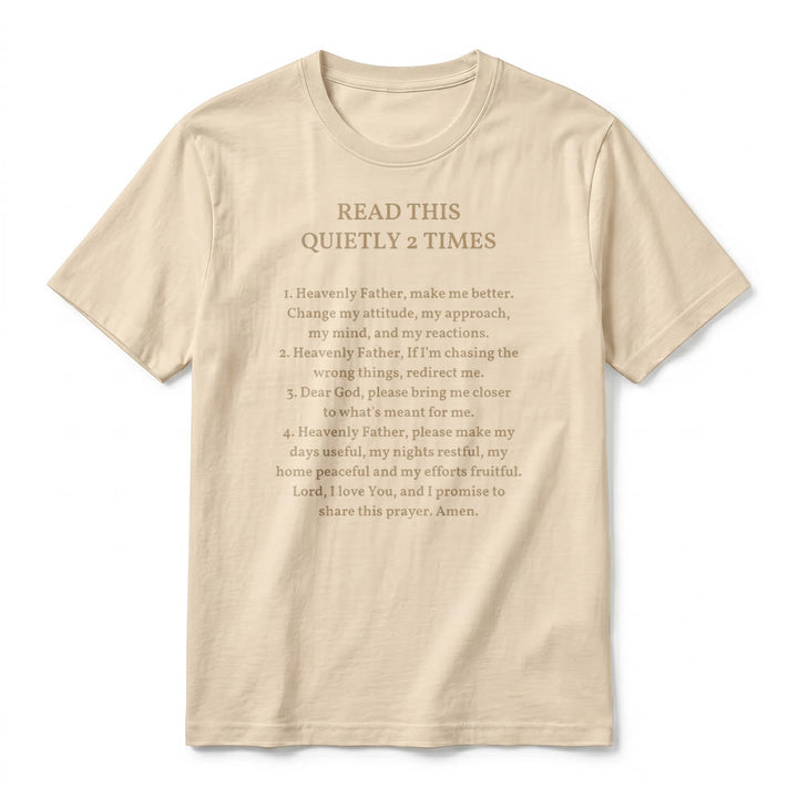 Christianartworkshop T-shirt à manches courtes humoristique de qualité supérieure « Lisez ceci deux fois en silence » - image 15