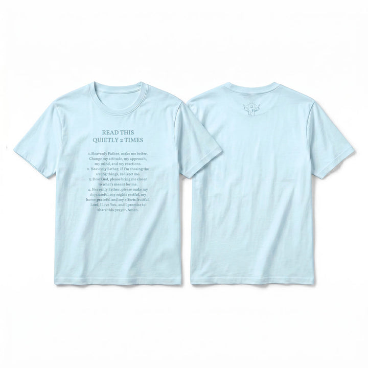 Christianartworkshop T-shirt à manches courtes humoristique de qualité supérieure « Lisez ceci deux fois en silence » - Bleu - 2XL - image 17