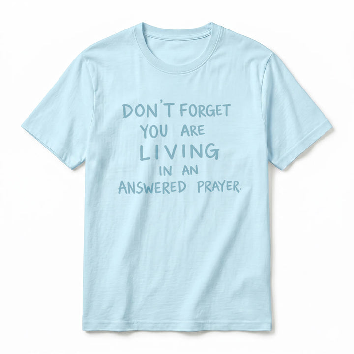 Christianartworkshop T-shirt premium à manches courtes « Prière exaucée » avec la mention « Gratitude fidèle » - image 20