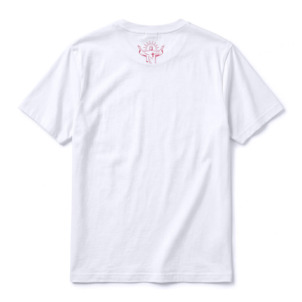 Christianartworkshop Psaume 34:7 « L'Ange du Seigneur » T-shirt premium à manches courtes avec impression recto verso - image 6