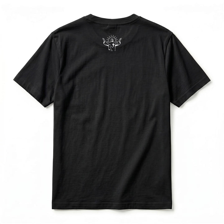 Christianartworkshop T-shirt premium à manches courtes avec imprimé croix « Faith Mom » - image 6