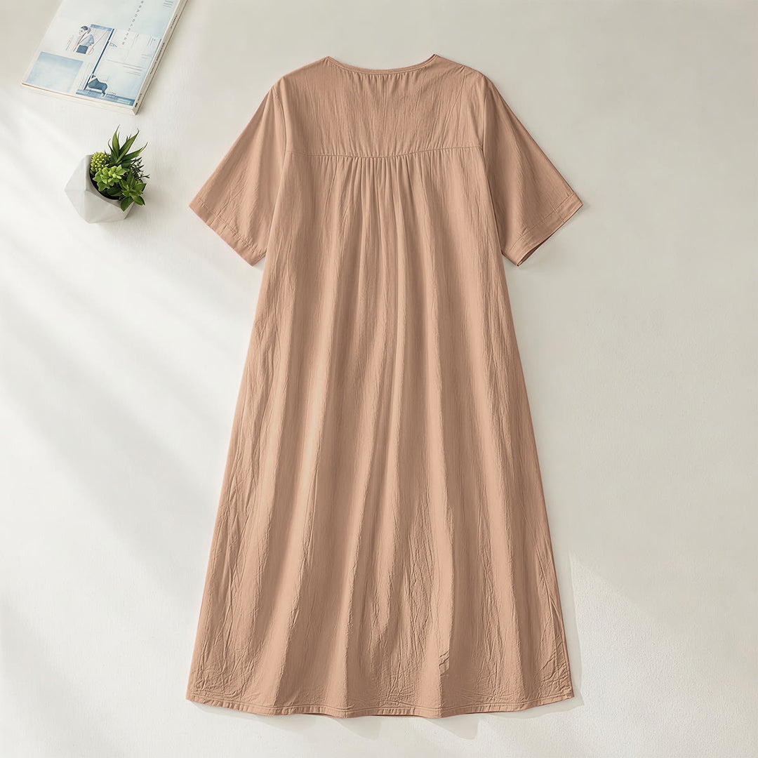 Robe midi décontractée Christianartworkshop unie à col en V avec slogan « Love » et verset biblique « Arc-en-ciel et cœur ». - image 14