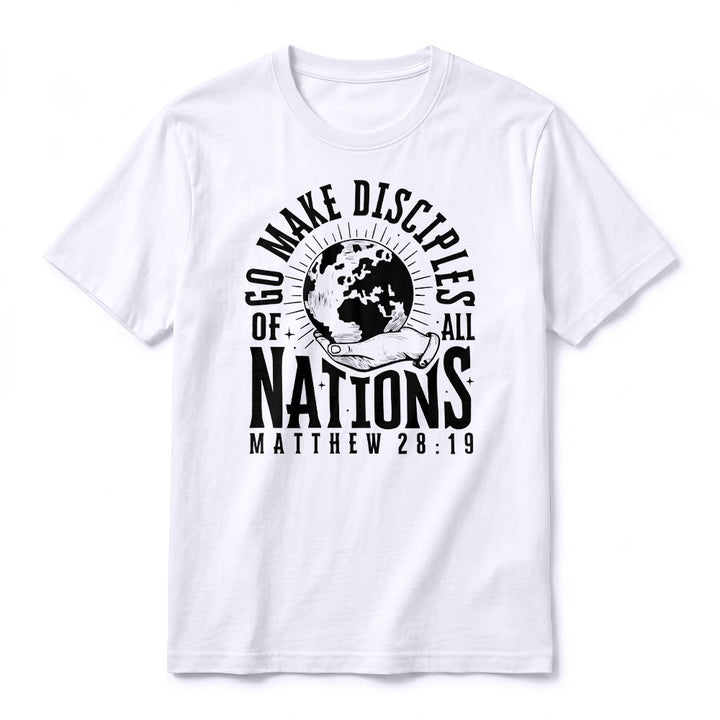 Christianartworkshop T-shirt premium à manches courtes « Allez, faites des disciples de toutes les nations » (Matthieu 28:19) - image 5