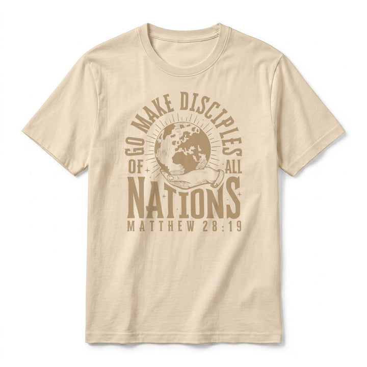 Christianartworkshop T-shirt premium à manches courtes « Allez, faites des disciples de toutes les nations » (Matthieu 28:19) - image 14