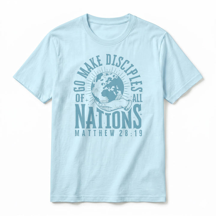 Christianartworkshop T-shirt premium à manches courtes « Allez, faites des disciples de toutes les nations » (Matthieu 28:19) - image 11