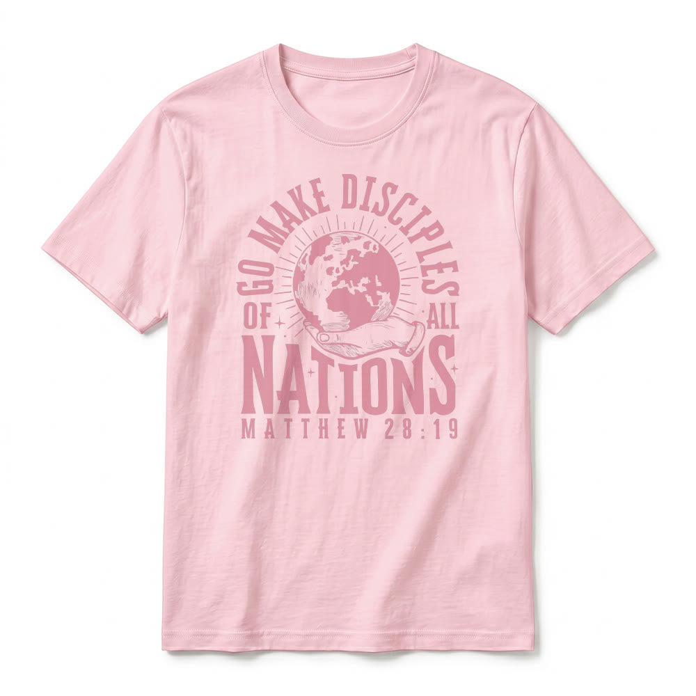Christianartworkshop T-shirt premium à manches courtes « Allez, faites des disciples de toutes les nations » (Matthieu 28:19) - image 26