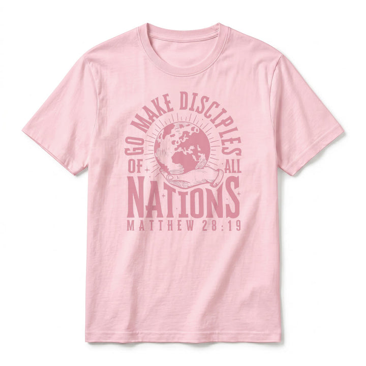 Christianartworkshop T-shirt premium à manches courtes « Allez, faites des disciples de toutes les nations » (Matthieu 28:19) - image 26