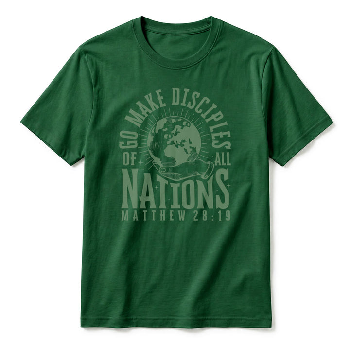 Christianartworkshop T-shirt premium à manches courtes « Allez, faites des disciples de toutes les nations » (Matthieu 28:19) - image 8