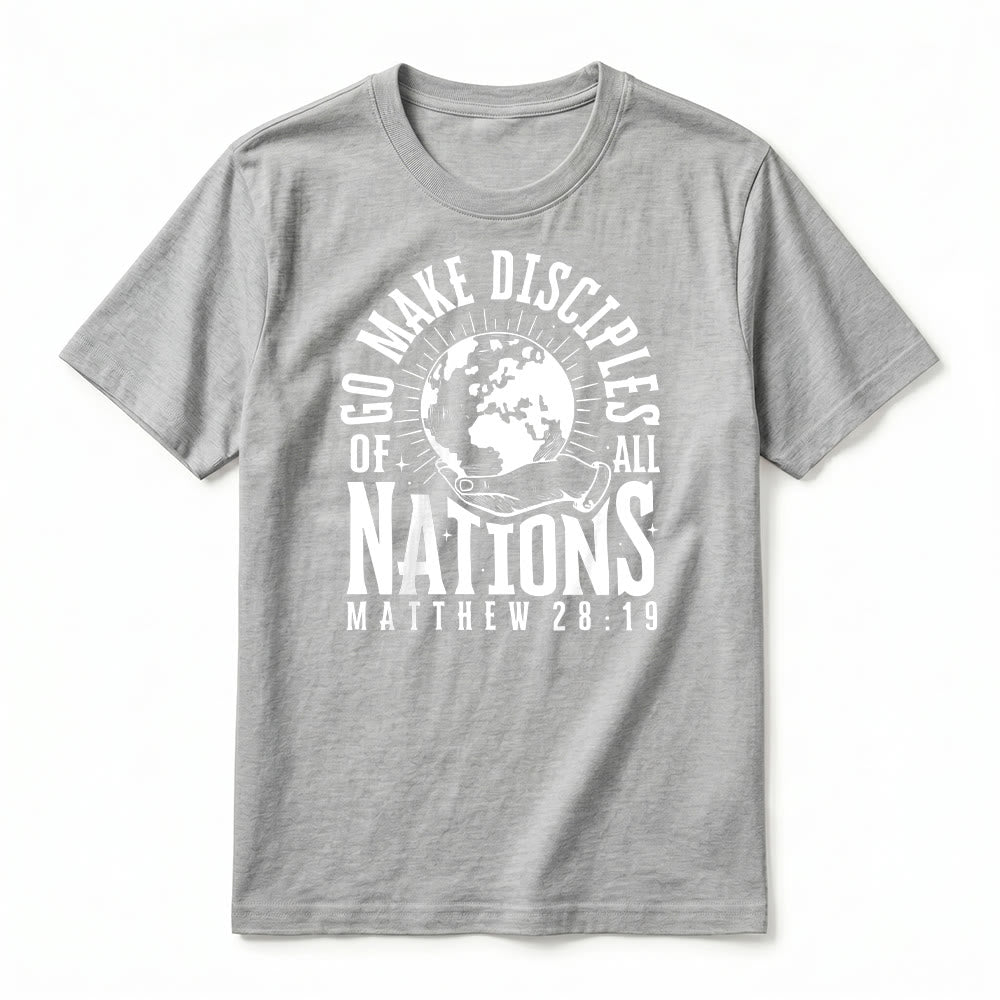 Christianartworkshop T-shirt premium à manches courtes « Allez, faites des disciples de toutes les nations » (Matthieu 28:19) - image 20